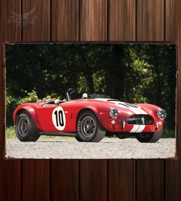 Металлическая табличка Shelby Cobra Competition Roadster 584